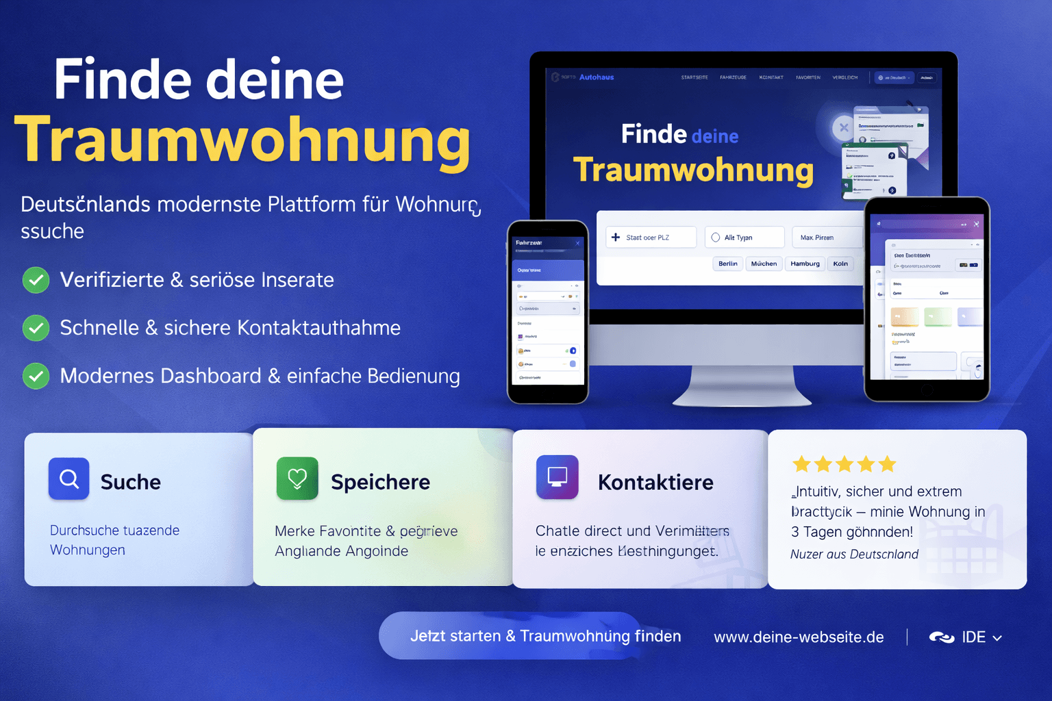 ImmobilienSuche – Moderne Plattform für Mieter und Vermieter