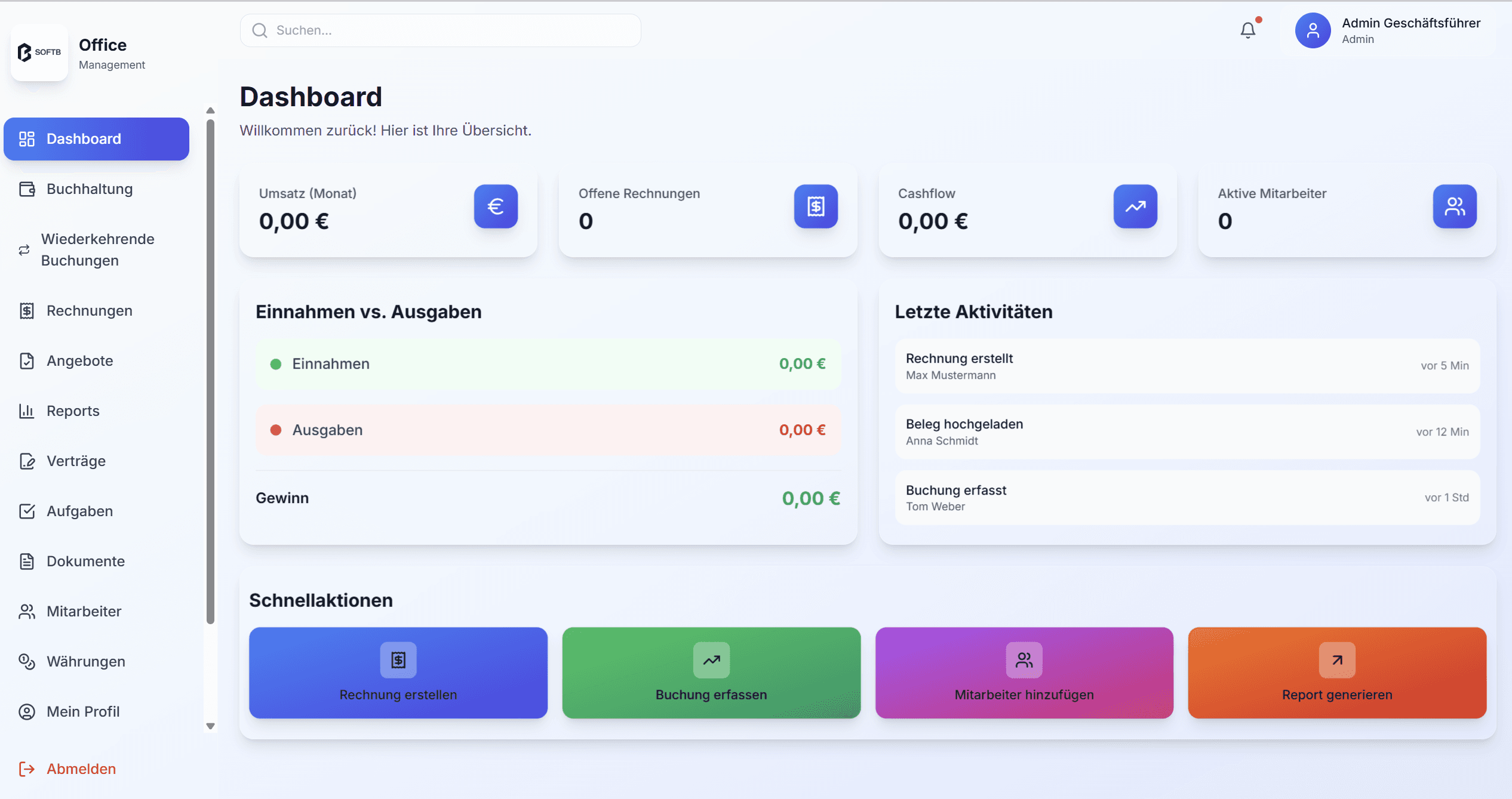 SoftB Bürosoftware / Verwaltung