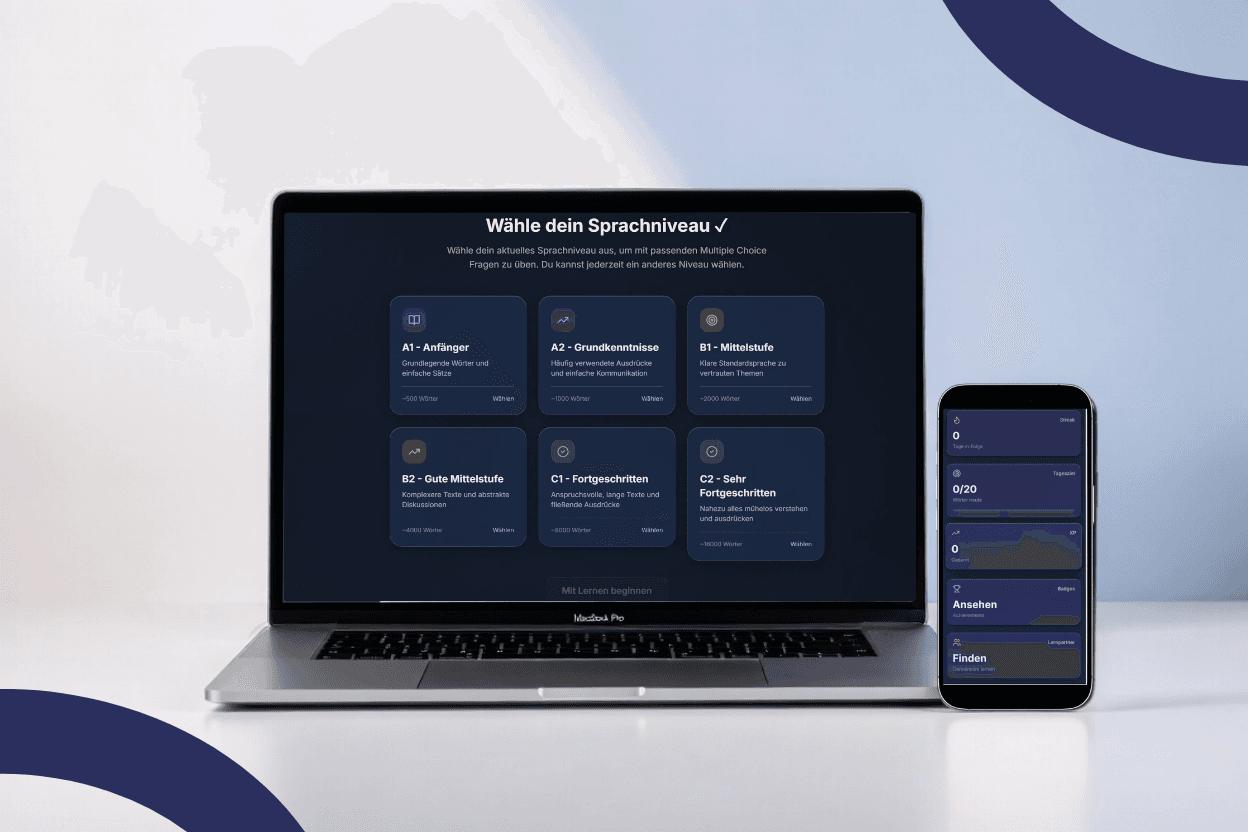 Englisch-Lernplattform mit KI, Gamification & Admin-Panel