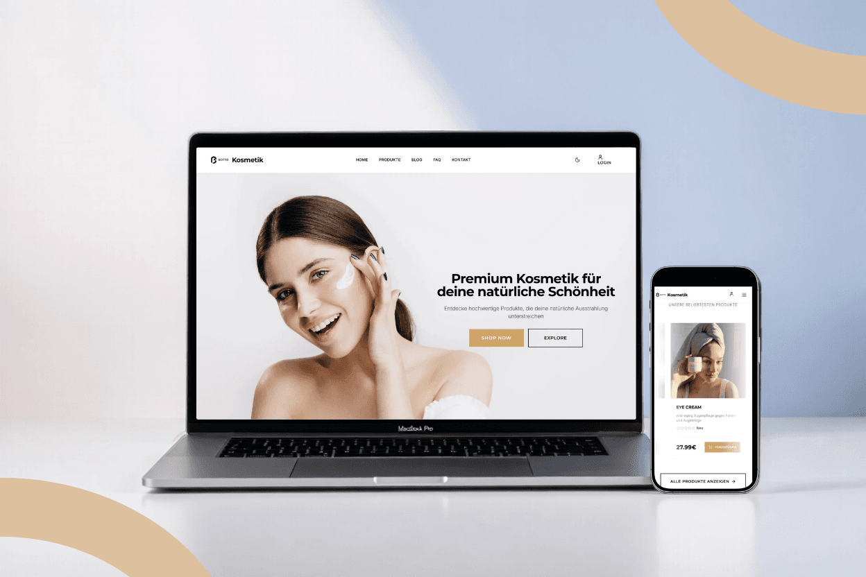 Kosmetik E-Commerce Plattform